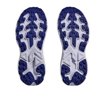 Zapatillas Hoka Challenger 8 mujer Ambient Blue Blueberry Tacos en múltiples direcciones de 4 mm