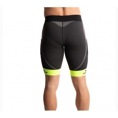 Malla Compresiva Pog gris amarillo unisex culo hombre