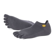 Calcetines Vibram 5TOE Athletic No Show gris oscuro