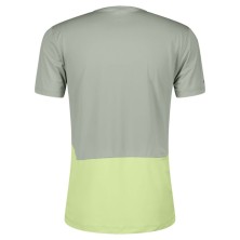 Camiseta manga corta Scott Endurance Tech hombre Spray Grey Acid Yellow