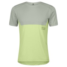 Camiseta manga corta Scott Endurance Tech hombre Spray Grey Acid Yellow