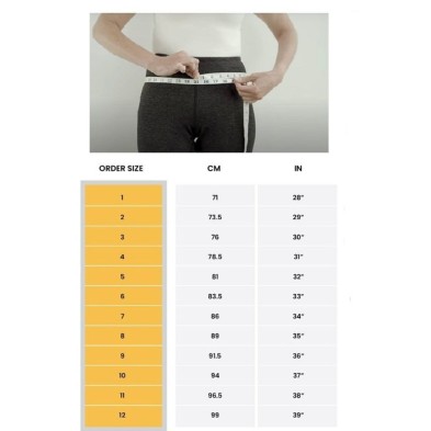 tabla tallas cinturones running Naked