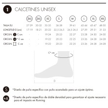 Calcetines Desafio Spirit Four gris Lurbel tallaje