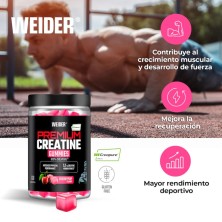 Weider Creatine 60 Gummies Cherry Pop para maximizar tu rendimiento físico
