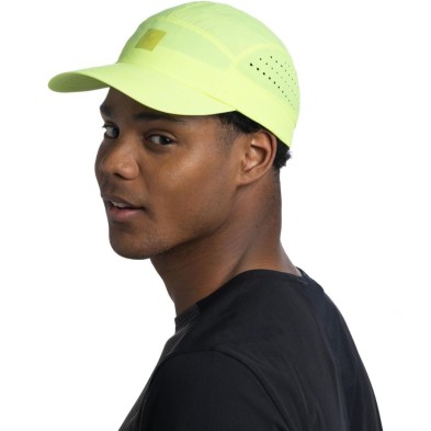 Gorra Buff Speed Cap Solid Lime ligereza y comodidad
