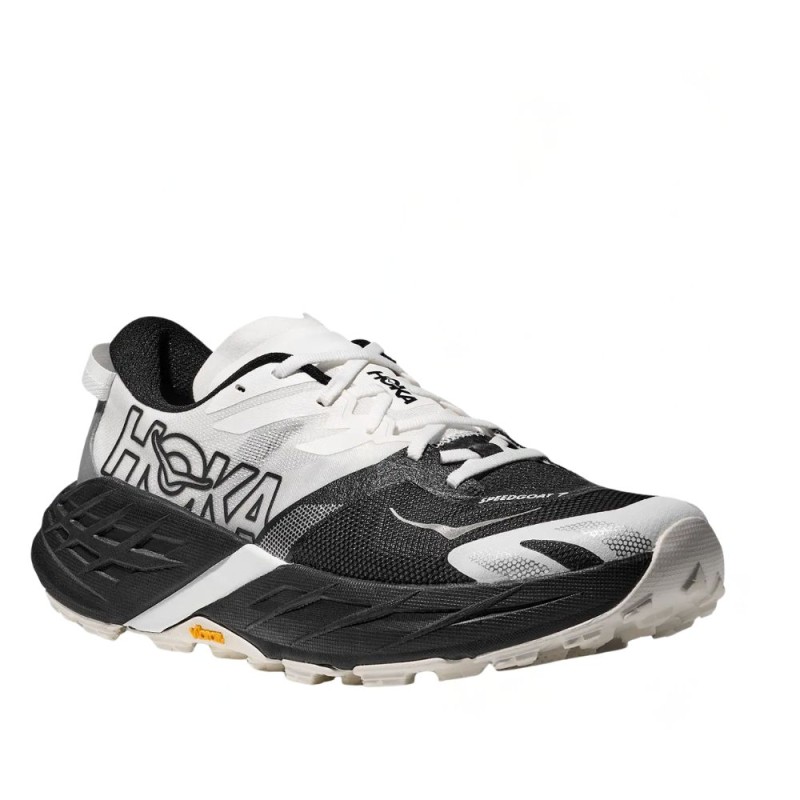 Zapatillas Hoka Speedgoat 7 Wide Hombre Black/ White