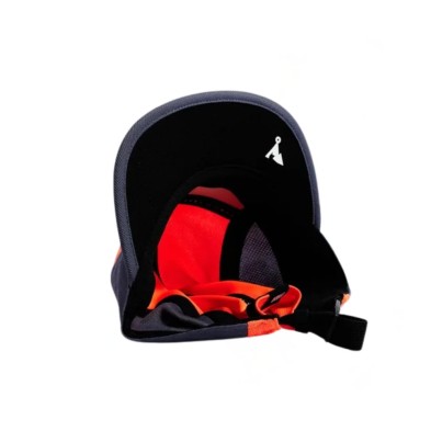 Gorra Running Vaga Club Cap Neon Coral Slate Blue visera corta Vaga con núcleo de EVA