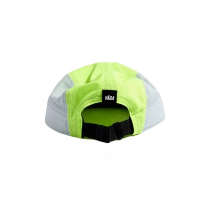 Gorra Running Vaga Club Cap Mint Neon Yellow unisex ajuste trasero