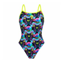 Bañador de natación Arena Performance Multi Chameleons Lace Back