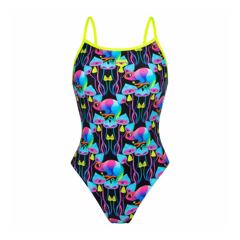 Bañador de natación Arena Performance Multi Chameleons Lace Back