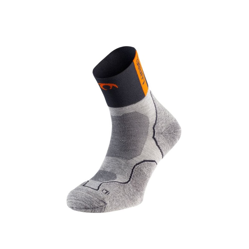 Calcetines Lurbel Desafio Four Gris hielo/ Naranja