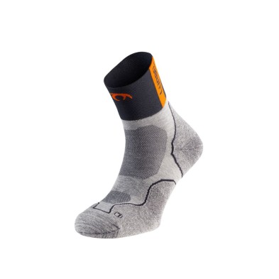 Calcetines Lurbel Desafio Four Gris hielo/ Naranja