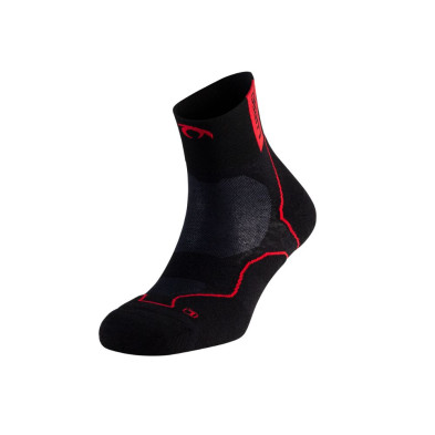 Calcetines Lurbel Desafio Three Negro/ Rojo
