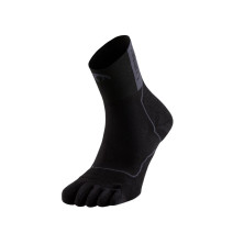 Calcetines Lurbel Desafio Toe Four Negro Gris Marengo