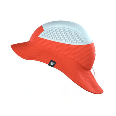 Gorra running Compressport Stayfresh Ice Bob Tigerlily Star White