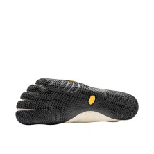 Zapatillas Fivefingers Vibram KSO EVO hombre Ivory Black suela vibram estriada para mayor tracción