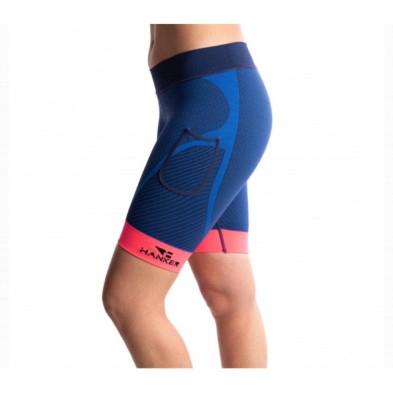 Malla Compresiva Pog Hanker Sport azul mujer frontal