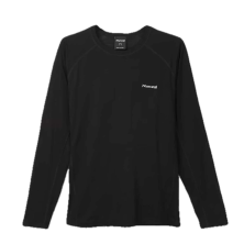 Camiseta Manga larga Merino hombre Black solo