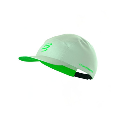 Gorra running Compressport 5 Panel Lime