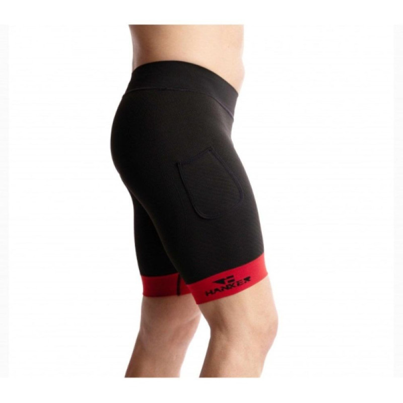Malla compresiva Pog unisex Hanker Sport negra hombre lateral