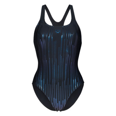 Bañador de natación Arena Feel Hyacinth Swim Pro Back Black