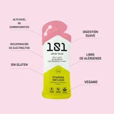 Gel energético Fructose fresa crema 31 grs