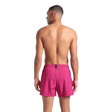 Bañador de playa Arena Evo Beach Short Solid hombre Dark Purple tejido suave y reciclado