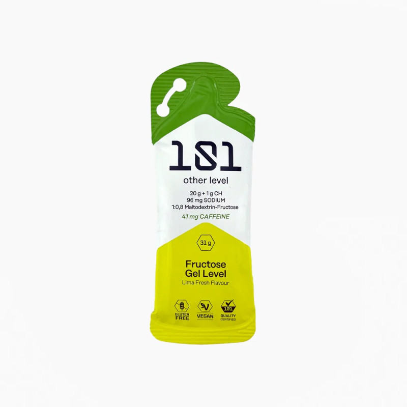 Gel energético Fructose con cafeína lima 31 grs portada