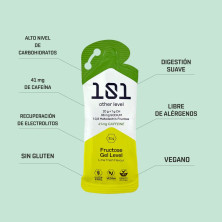 Gel energético Fructose con cafeína lima 31 grs ventajas