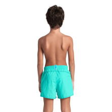 Bañador de playa niño Arena Bywayx R junior Water/ Navy tejido suave y reciclado