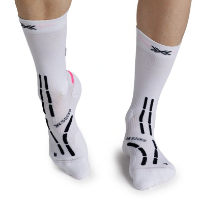 Calcetines X-Bionic X-Socks Trail Anatomix Crew X White X Black calcetines trail running