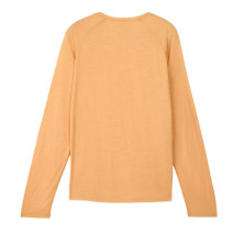 Camiseta Manga larga NNormal Merino hombre Orange con propiedades termorreguladoras