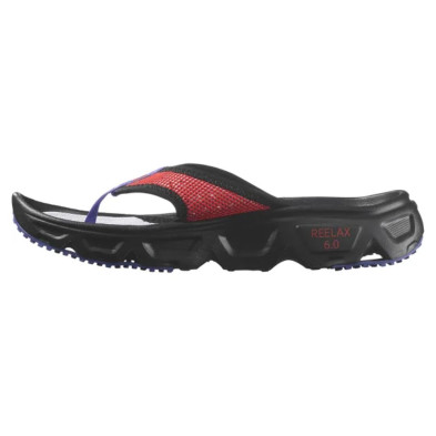 Sandalias Salomon Reelax Break 6.0 mujer Cosmic Sky/ Black/ Flame Scarlet comodidad y recuperación deportiva