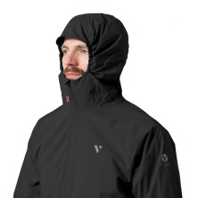 Chaqueta impermeable de running con capucha Mac in Sac Ultralite hombre Black