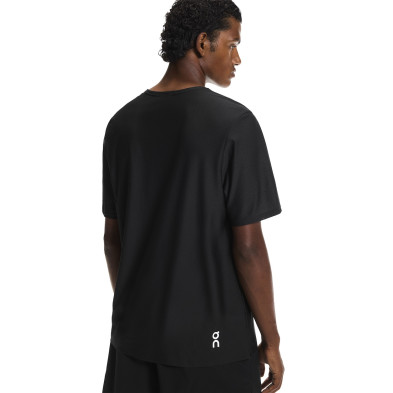 Camiseta manga corta On Running Court-T hombre Black espalda