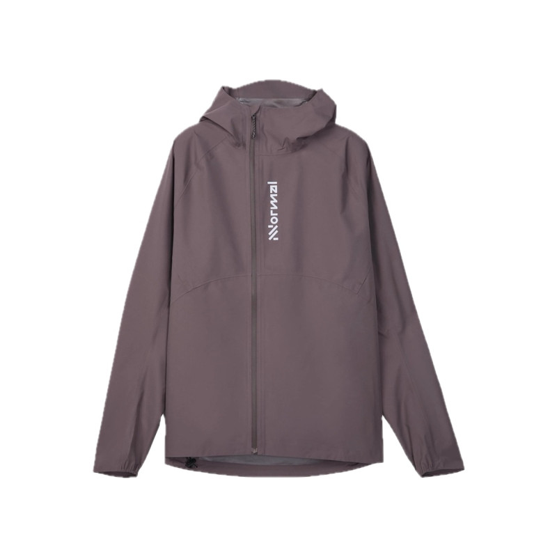Chaqueta impermeable Trail Rain hombre Purple frontal