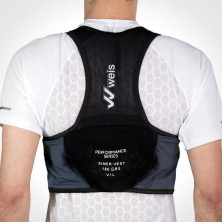 Mochila Weis chaleco Simer Vest 1L espalda modelo