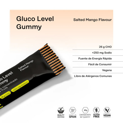 Gluco Level Gummy Mango 40 g propiedades