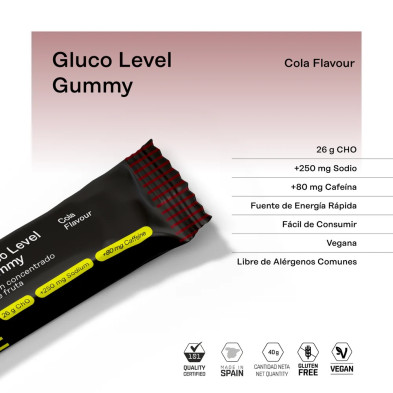 Gluco Level Gummy Cola 40 g 101 Other Level  información
