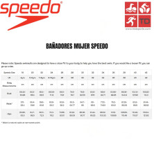 tallaje Speedo bañadores mujer