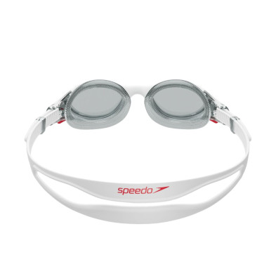 Speedo Gafas de natacion Biofuse 2.0 blanco, rojo lentes ahumadas