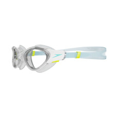 Gafas de natacion Speedo Biofuse 2.0 mujer blanco turquesa amarillo lente antivaho