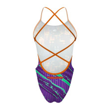 Bañador de natación Turbo  Sirene Haba Waba Waves Violeta