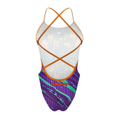Bañador de natación Turbo  Sirene Haba Waba Waves Violeta
