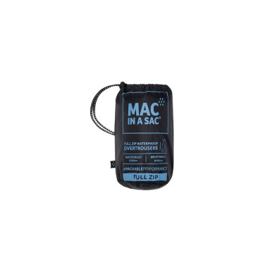 Sobrepantalón plegable Impermeable Mac in Sac full zip unisex Black