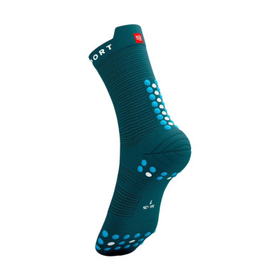 Calcetines Compressport Pro Racing v4.0 Ultralight Run High lateral trasera