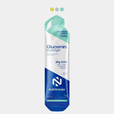 Glucomin Hydrogel Nutrinovex sabor eucalipto mentol portada