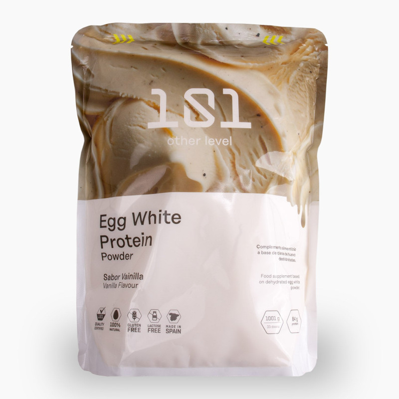Proteína Egg white Powder vainilla