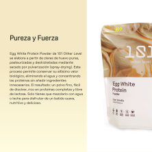 Proteína Egg white Powder vainilla