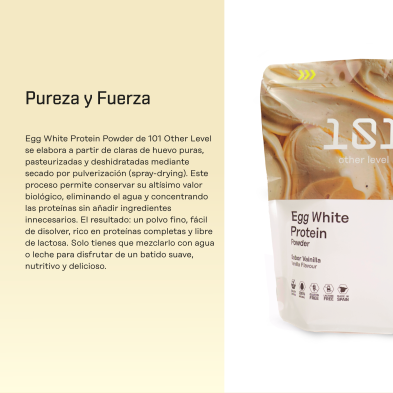 Proteína Egg white Powder vainilla